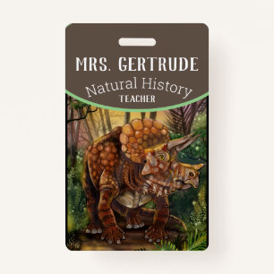 Triceratops Forest Badge
