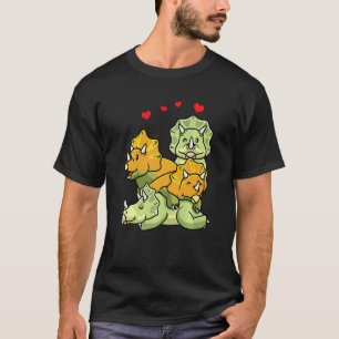 Triceratops Horridus Dinosaurs Dino Boys Girls Kid T-Shirt