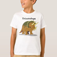Triceratops kids shirt.