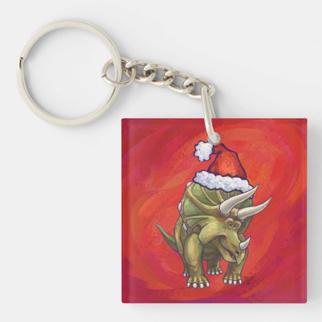 Tricératops Noël En Rouge (Devant)