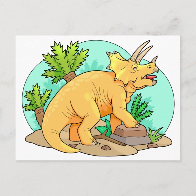 Triceratops Postcard (Front)