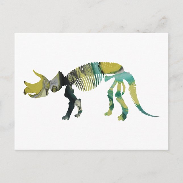 Triceratops prorsus skeleton postcard (Front)