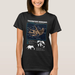 Triceratops Skull Anatomy T-Shirt