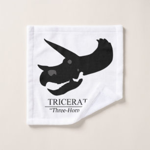 Triceratops Skull Wash Cloth