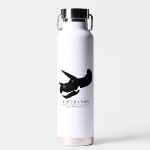 Triceratops Skull Water Bottle
