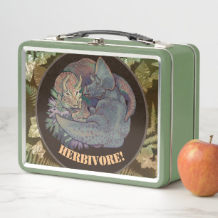 Triceratops Snuggles Metal Lunch Box