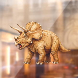 Triceratops  window cling