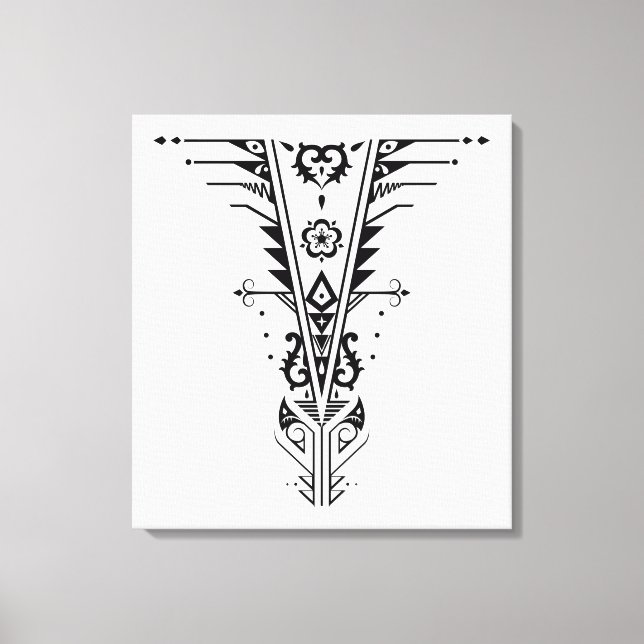 trichotomy tristacks canvas print (Front)