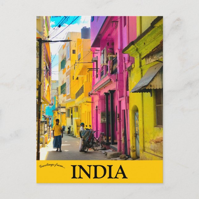 Trichur Kerala India Postcard (Front)