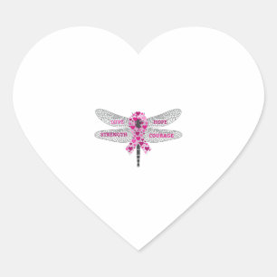 Tricia's Dragonfly Heart Sticker