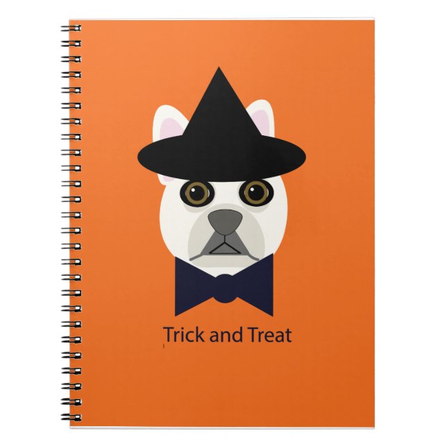 Trick and Treat Dog Notebook (Front)