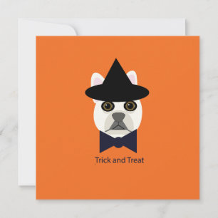 TRICK AND TREAT FRENCHIE INVITATION