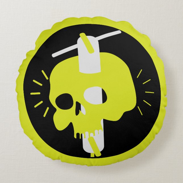 Trick Freestyle Pro Scooters Round Pillow (Front)