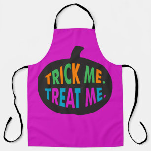 Trick Me Treat Me, Halloween Multi-Colour Apron