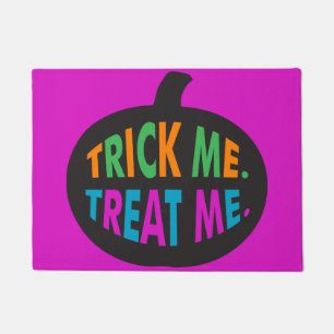 Trick Me Treat Me, Halloween Multi-Colour Doormat