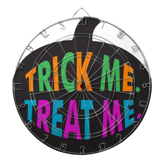Trick Me Treat Me Multi-Colour Dartboard (Front)