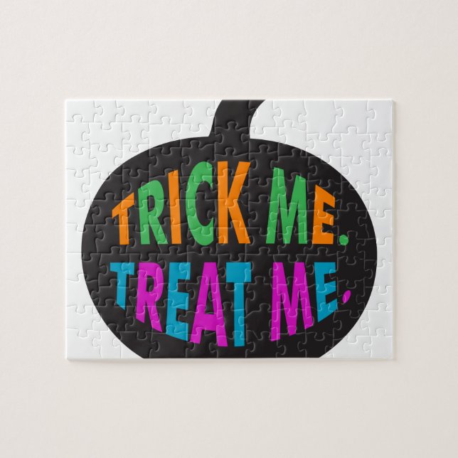 Trick Me Treat Me Multi-Colour Jigsaw Puzzle (Horizontal)