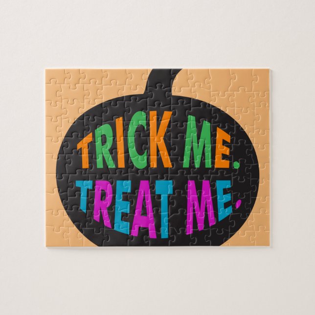 Trick Me Treat Me Multi-Colour Jigsaw Puzzle (Horizontal)