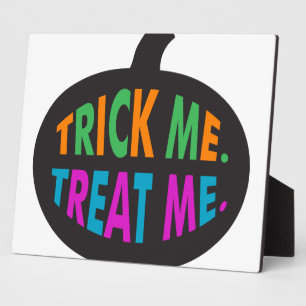 Trick Me Treat Me Multi-Colour Plaque