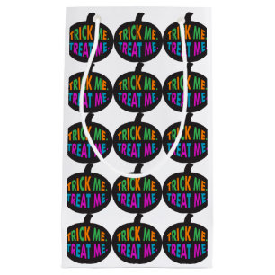 Trick Me Treat Me Multi-Colour Small Gift Bag