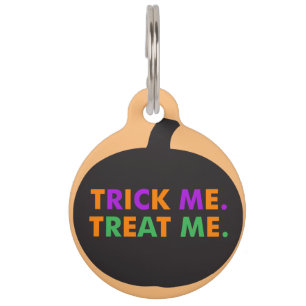 Trick Me Treat Me Multi-Colours Pet Tag