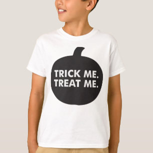 Trick Me Treat Me, T-shirt noir blanc