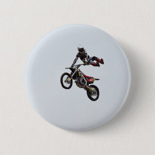 Trick Motocross 2 Inch Round Button