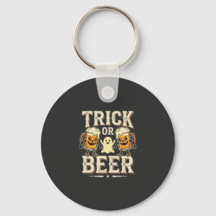 Trick or Beer Halloween Beer Design_1 Keychain
