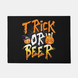 Trick Or Beer T Shirt Doormat