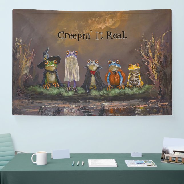 Trick Or Croak Banner (Tradeshow)