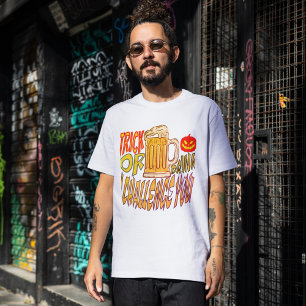 Trick Or Drink   Simple Vintage Halloween spooky  T-Shirt