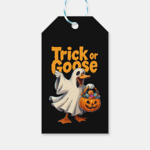 Trick or Goose Halloween Goose Gift Tags