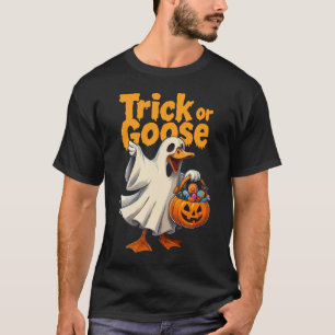 Trick or Goose Halloween Goose T-Shirt