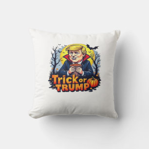 Trick Or Halloween Classic Throw Pillow