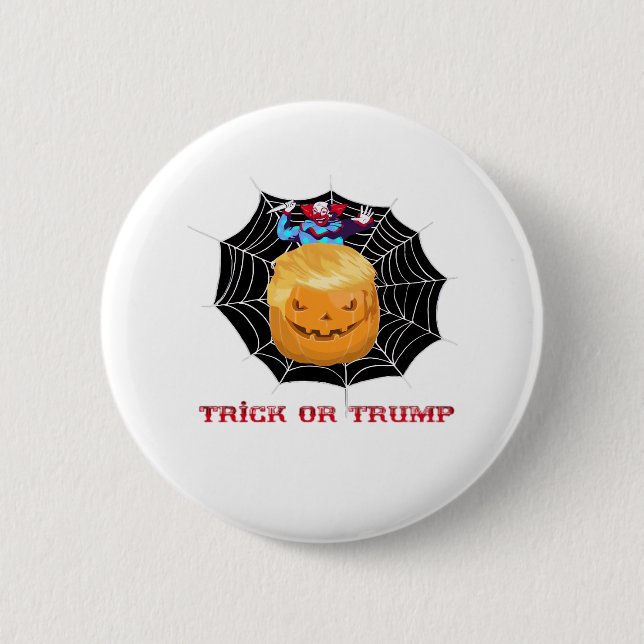 Trick Or Halloween Scary Clown 2 Inch Round Button (Front)