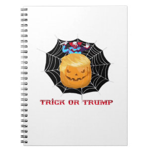 Trick Or Halloween Scary Clown Notebook