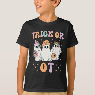 Trick Or Ot Occupational Therapy Therapist Hallowe T-Shirt