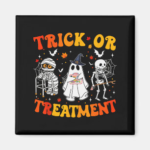 Trick Or Pt Physical Therapy Therast Halloween  Magnet