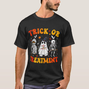 Trick Or Pt Physical Therapy Therast Halloween T-Shirt