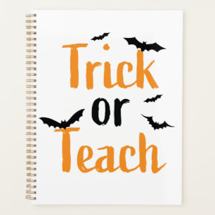 Trick or teach- Halloween design Planner