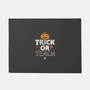 Trick or Teach Halloween Teacher Design (2)_1 Doormat