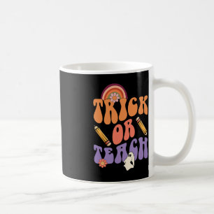 Trick Or Teach Retro Fall Halloween Costumes Teach Coffee Mug