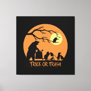 Trick Or Trash Canvas Print