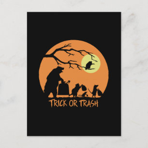 Trick Or Trash Postcard