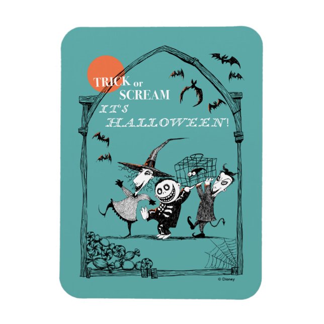 Trick or Treak Oogie's Boys Magnet (Vertical)