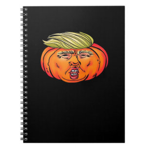 Trick Or Treason Anti Halloween Pumpkin Trumpkin  Notebook