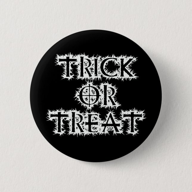Trick or Treat 2 Inch Round Button (Front)