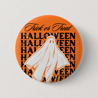 trick or treat 2 inch round button