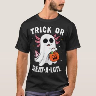 Trick Or Treat A Lotl Axolotl Halloween Costume To T-Shirt