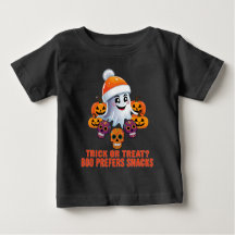 Trick or Treat Boo Funny Quote Halloween Party